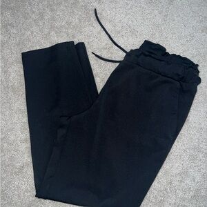Black Straight Leg Women's Pants